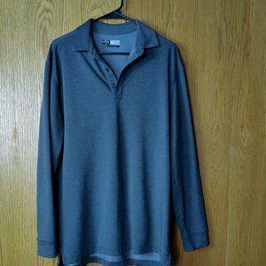 Callaway Long Sleeve Pull-Over Opti-Dri Golf Polo Shirt - Size: Medium